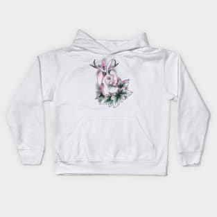 Horny rabbit Kids Hoodie